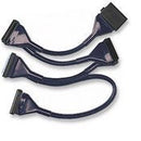 Manhattan Round Scsi Ultra 160 LVD Cable-5 connectors 45 in (09 cm) -For connecting up to 3 LVD 68 pin devices with built-in LVD terminator Limited Lifetime Warranty