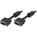 Manhattan Svga Monitor Cable (373708)- Hd15 Male Hd15 Male With Ferrite Cores 7.5 M (25 Ft.) Black Limited Lifetime Warranty