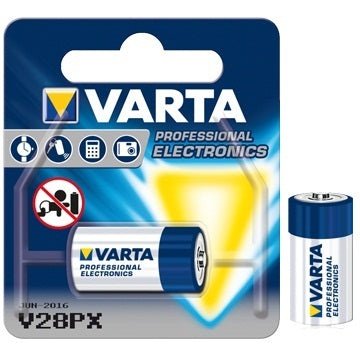 Varta Primary Silver Battery V28 Px 4 Sr 44, Nickel-Oxyhydroxide (Niox), 6.2V, 145 Mah-Single Pack, Retail Box , No Warranty
