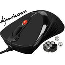 Sharkoon FireGlider r Gaming Laser Mouse - Black inc Weights 118 to 135g DPI 600 to 3600 USB Interface 6 Buttons + Macros 1 Year warranty