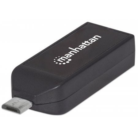 Manhattan imPORT Link - Mobile OTG Adapter Micro USB 2.0 to USB 2.0 24-in-1 Card Reader/Writer Limited Lifetime Warranty