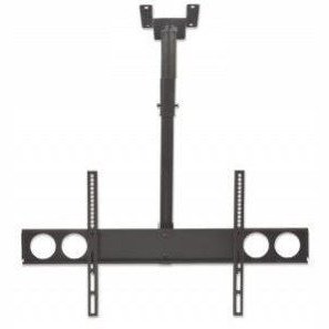 Manhattan Universal Flatpanel Tv Ceiling Mount Supports One 37” To 70” Television , Retail Box , 1 Year Limited Warranty