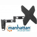 Manhattan Universal Flat-Panel Tv Articulating Wall Mount - Double Arm, Supports One 23" To 43" Tv Up To 20 Kg (44 Lbs.)Universal Flat-Panel Tv Articulating Wall Mount - Double Arm Supports One 23” To 42” Television, Retail Box , 1 Year Limited Warranty