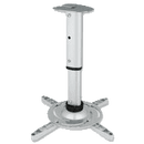 Mahattan Universal Projector Ceiling Mount - Aluminum; Extension Rod With Tilt, Swivel And Height Adjustments; 10 Kg (22 Lbs.), Retail Box , 1 Year Limited Warranty