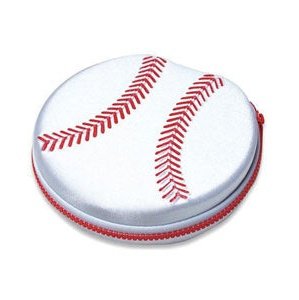 Manhattan 12 Capacity Baseball Design Cd Dvd Wallet-Hold Up To 12 Disks