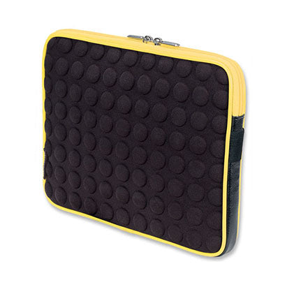 Manhattan Universal Tablet Bubble Case - Universal Green/Black Tablet Case - Yellow Limited Lifetime Warranty