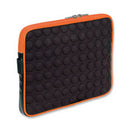 Manhattan Universal Tablet Bubble Case - Universal Green/Black Tablet Case - Orange, Retail Box, Limited Lifetime Warranty