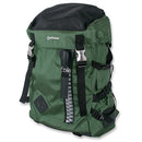 Manhattan 15.6" Zippack Notebook Backpack Colour:Black And Green, Retail Box, Limited Lifetime Warranty