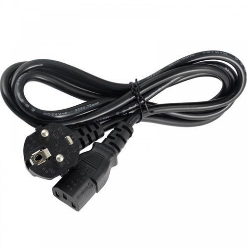 Unique Euro Plug To Iec 2-Pin Power Cable 1.8M - Euro Male To Iec Kettle Connector, 16A Schuko To 10A 3-Pin, 1.8M Cable, Oem