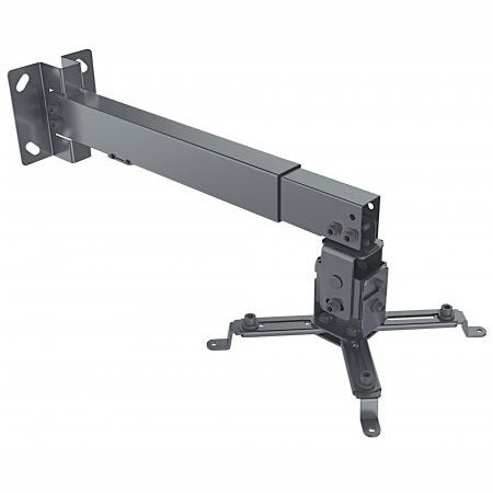 Manhattan Universal Projector Wall Or Ceiling Mount (461207)- Holds Up To 20 Kg (44 Lbs.)  Adjustable Height, Tilt And Swivel  Black, Retail Box , 1 Year Limited Warranty