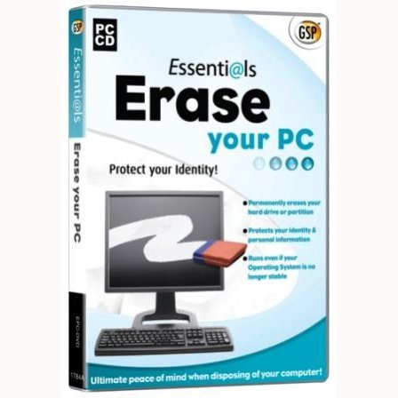 Apex Essentials - Erase Your Pc (New Version), Retail Box , No Warranty On Software