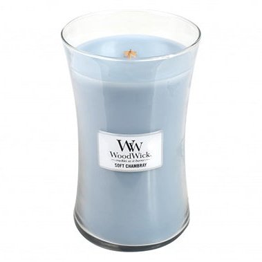 Woodwick Soft Chambray Large Jar