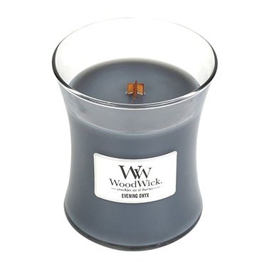 Woodwick Evening Onyx Medium Jar Retail Box No warranty