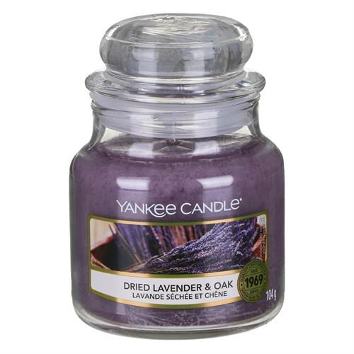 Yankee Candle Dried Lavender Oak Small Jar Retail Box No