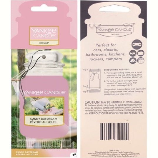 Yankee Candle Sunny Daydream Card Jar Retail Box No