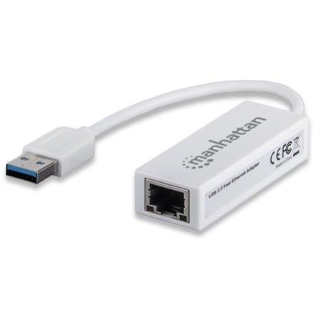 Manhattan Usb 2.0 Fast Ethernet Adapter-10 100 Mbps ,Hi-Speed Usb 2.0, Full Duplex With Auto-Speed Detection, Retail Box, 2 Year Limited Warranty