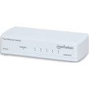 Manhattan 5-Port Fast Ethernet Switch - Plastic Case Desktop 1 year Limited Warranty