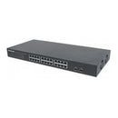 Intellinet 24-Port Gigabit Ethernet Switch With 2 Sfp Ports - 24 X 10/100/1000 Mbps Rj45 Ports + 2 X Sfp, Ieee 802.3Az (Energy Efficient Ethernet), 19" Rackmount, Metal, Retail Box, 2 Year Limited Warranty