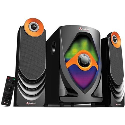 Audionic Rainbow R20 2.1 Channel Hifi Speakers, Remote Control, Sd Mmc Usb, Retail Box , 1 Year Limited Warranty