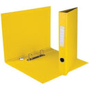 Treeline 2 Ring File PVC Ringbinder 25mm A4 Yellow