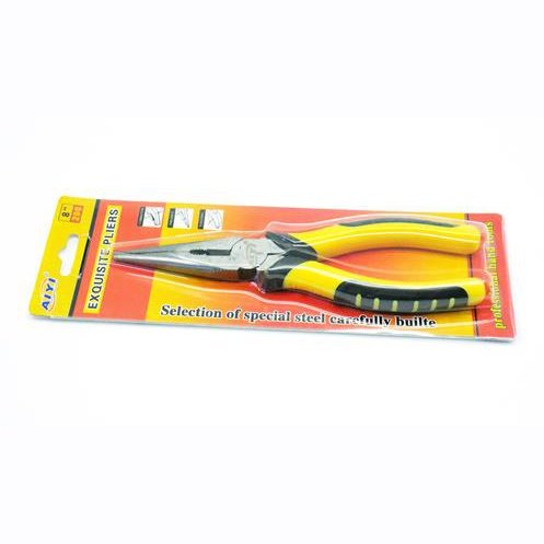 Aiyi Basic 6 Inch Long Nose Pliers and Side Cutter Combination with Anti-slip handles -Made from drop-forged steel Long Nose design and smooth tapering jaws are capable of gripping and manoeuvring wire in confined area. Fixed joint design to bend loop ...