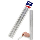 Marlin 30cm Finger Grip Clear Ruler