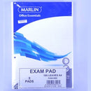 Marlin A4 Punched Exam Pads 100 Pages 5 Pads Per Pack- Ideal For School Or Business. With 100 Pages To Make Notes And Do Assignments You Can Easily Place Them In A File. Comes With Punched Holes