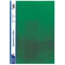 Marlin A4 Green Quotation and Presentation Folder- Clear View Front 170 Micron Heavy Duty PVC Material Mechanism Inside For Filing A4 Size With White Side Strip Ideal For Presentations And Reports ( Single)