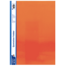 Marlin A4 Orange Quotation and Presentation Folder- Clear View Front 170 Micron Heavy Duty PVC Material Mechanism Inside For Filing A4 Size With White Side Strip Ideal For Presentations And Reports ( Single)