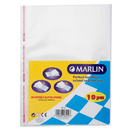 Marlin A4 Slipon Plastic Book Covers 120micron ( Pack of 10 )