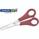 Marlin Kids Multi Use Blunt Nose Tip Scissors Red -Length 130Mm, Durable Stainless-Steel Blades, Rounded Handles Designed For Use By Right- Or Left-Handed Students, Package In A Polybag, No Warranty