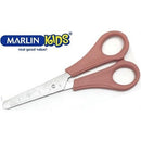 Marlin Kids Multi Use Blunt Nose Tip Scissors Pink-Length 130Mm, Durable Stainless-Steel Blades, Rounded Handles Designed For Use By Right- Or Left-Handed Students, Package In A Polybag, No Warranty