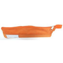 Marlin Polyester Fabric 1 Pocket 30Cm Pencil Bag Orange- Single Compartment 1 X Slide Zip Closure Pencil Bag , Store And Organise Your Pens, Pencils, Erasers And Other Stationery Items , Flat Shape So You Can Easily Slip It Into Your Bag, Length 30 X 9...
