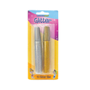 Marlin Kids Glitter Glue 10ml 2's - Gold & Silver blister card