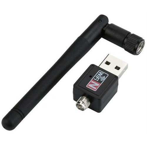 Geeko Usb Wifi Dongle N300 With External Antenna -300 Mbps Wireless Usb Wifi Adapter With 5Dbi Antenna Receiver Stability Signal For Laptop Or Desktop Pc, Retail Box, 1 Year Limited Warranty