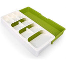 Casey Cutlery 9 Compartments Drawer Organizer Colour Cream - A revolutionary way to store your cutlery. The ideal solution for those short on kitchen drawer space this compact organizer frees up room for all your other utensils and gadgets.