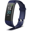 Geeko Sw03 Unisex Sport Bracelet Smart Watch And Fitness Tracker-0 .96 Inch Touch Colour Lcd Display Screen, Feather Light Design, Silica Gel And Plastic Housing, Tpu Strap With Adjustable Clasp, Connects To Mobile Phone Via Bluetooth Version 4.0, Recharg