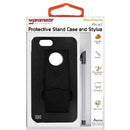 Promate Portfolio Iphone 5 Snap-On Design Protective Stand Case And Stylus For Iphone 5 5S-Black 1 Year Warranty