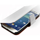 Promate Zimba-S4 Premium Book-Style Flip Leather Case with Card Insert for Samsung Galaxy S4-White 1 Year Warranty