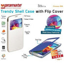 Promate Fenes S5 Bookcover with window Colour:White 1 Year Warranty