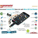 Promate Kitkater Universal Android OTG Data link with Micro-SD Card Reader 1 Year Warranty
