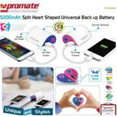 Promate Couple 5200mAh Split Heart Universal Back up Battery 1 Year Warranty