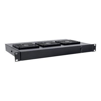 Intellinet 3-Fan Ventilation Unit For 19 Inch Racks - 1U, Black, Retail Box , 1 Year Warranty