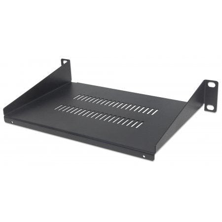 Intellinet 10 Inch Cantilever Shelf - 1u, 150 Mm Depth, Vented, Black, Retail Box , 1 Year Warranty
