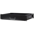 Intellinet 19 Inch Drawer Shelf - 2U, 350 Mm (13.8 In.) Shelf Depth, Black, Retail Box , 1 Year Warranty