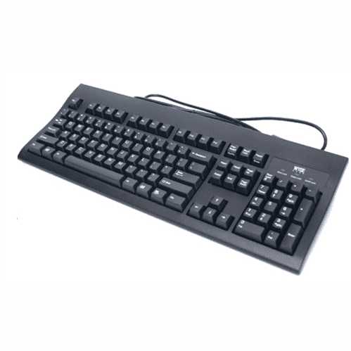 Dell Wyse Enhanced Portuguese Version Wired Standard Keyboard PS2 Interface Colour Black - Interface: PS/2 Recommended Usage: Corporates Banks And Offices Wired Standard Keyboard Brown Box 1 Year Limited warranty