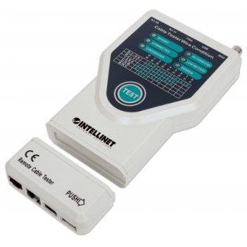 Intellinet 5-In-1 Cable Tester - Tests 5 Commonly Used Network And Computer Cables, Retail Box, 2 Year Limited Warranty