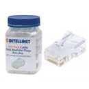 Intellinet CAT5E STP 2-prong terminal for stranded wire RJ45 Modular Plugs Gold-Plated Contact Points - 100-Pack