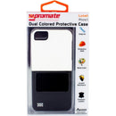 Promate Lunet Iphone 5 Durable Case With A Cut-Out Design Colour: White Black 1 Year Warranty