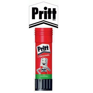 Pritt Multi Purpose 43g Glue Stick Single- Non Toxic Solvent-free Quick Sticking Ideal For School Home Or Office